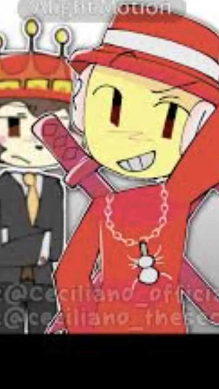 ai character: samdel? ❤️🖤🙊 background