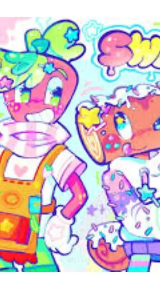 ai character: 🍓🍰fruitcake🍰🍓 background