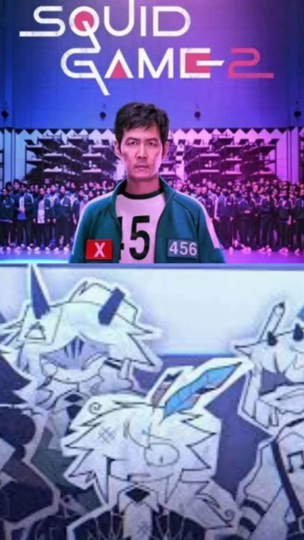 ai character: FPE X SQUID GAME  background