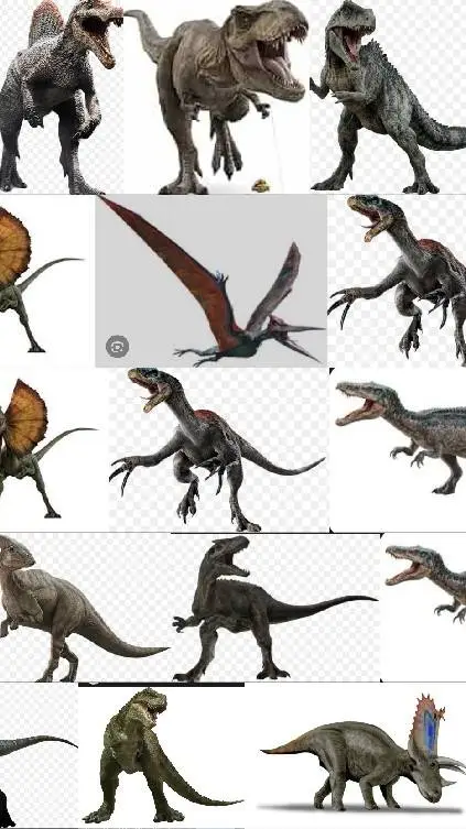 ai character: La era mesozoica background