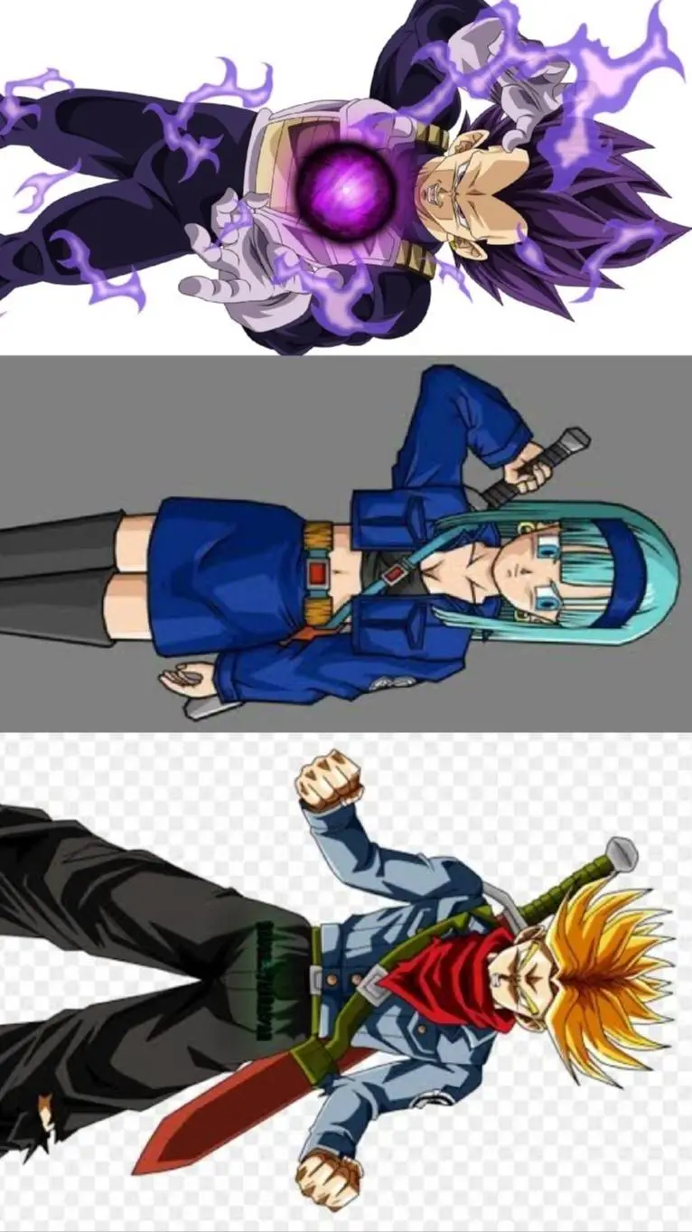 ai character: Vegeta trunks ybra background
