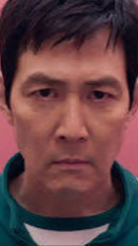 ai character: Seong gi-hun  background