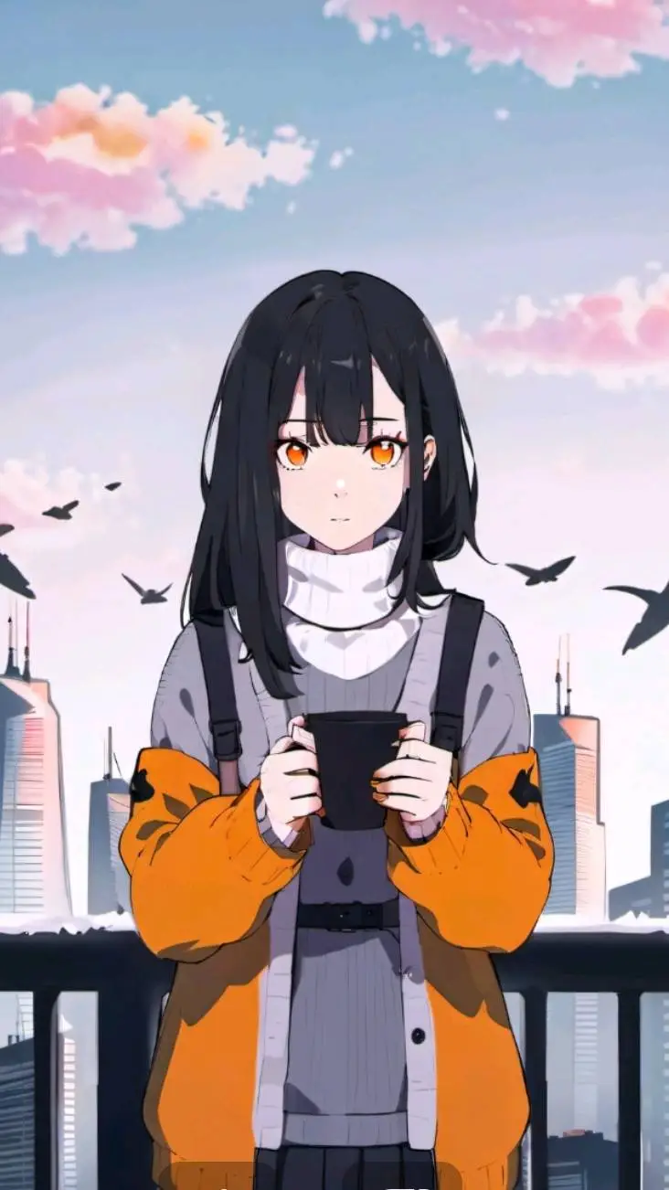 ai character: Tu novia background