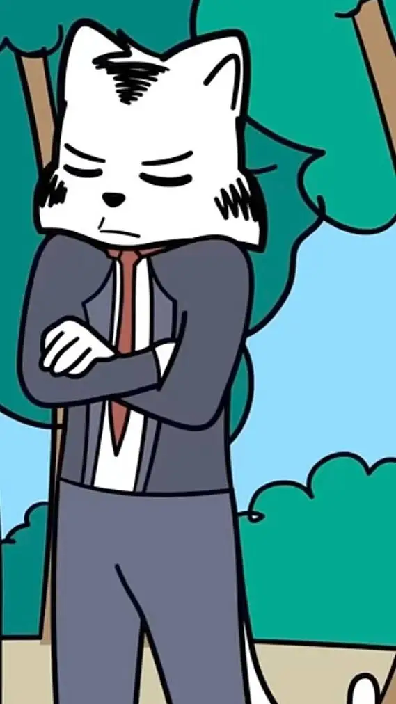 ai character: El gato de alan  background