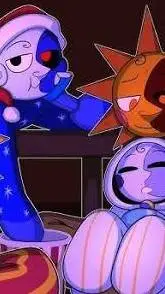 ai character: tsams chrismas background