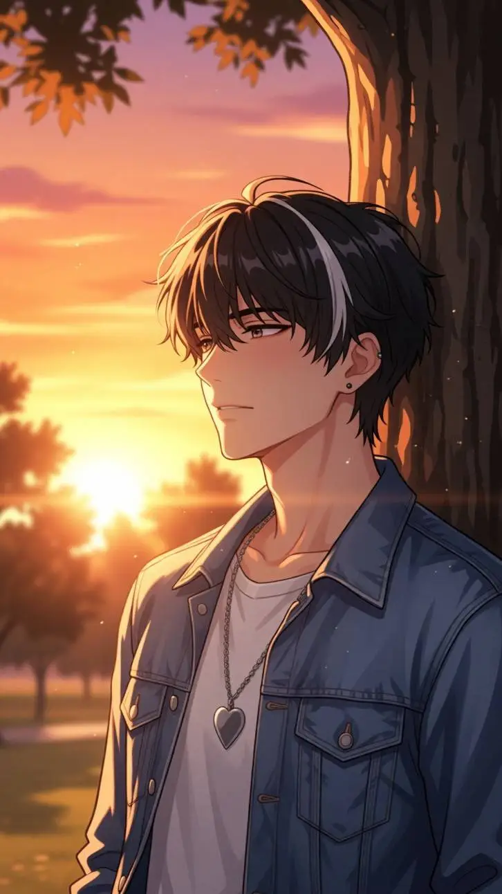 ai character: Justin  background