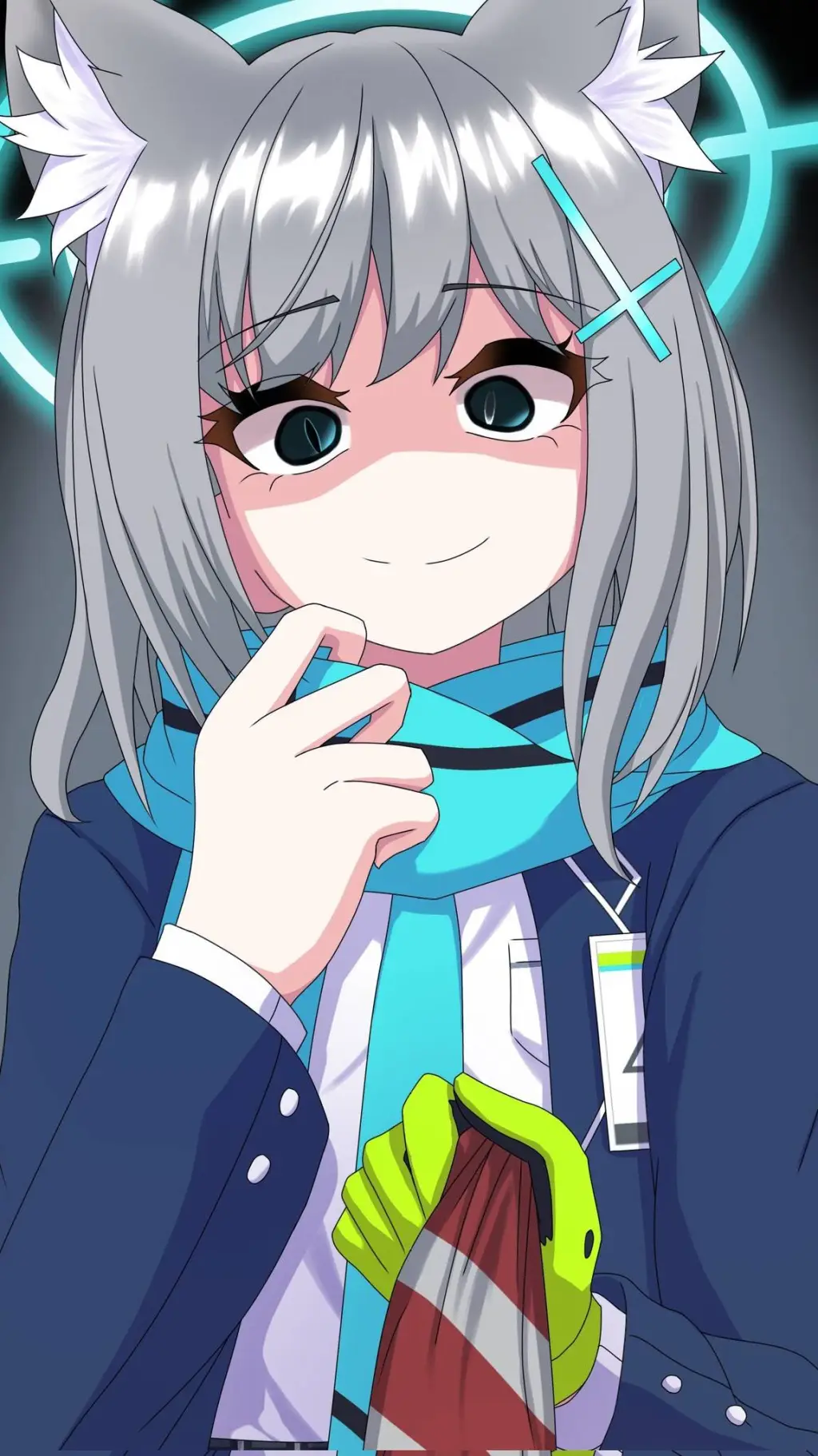 ai character: Shiroko (Yandere) background