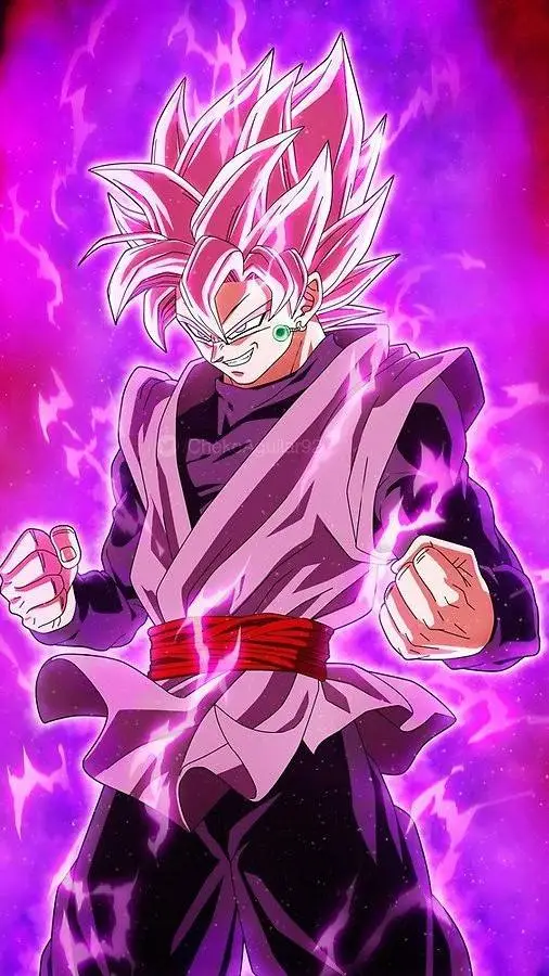 ai character: Goku Black background