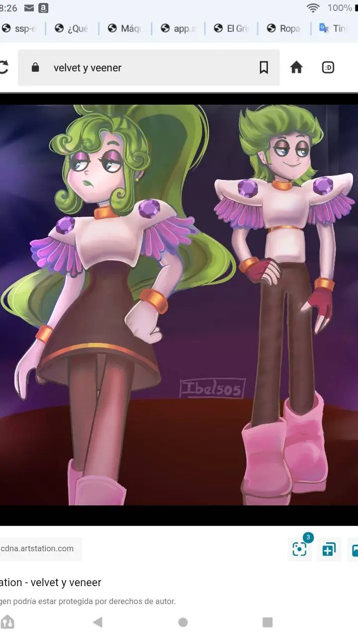 ai character: velvet veener😰😈❌ background