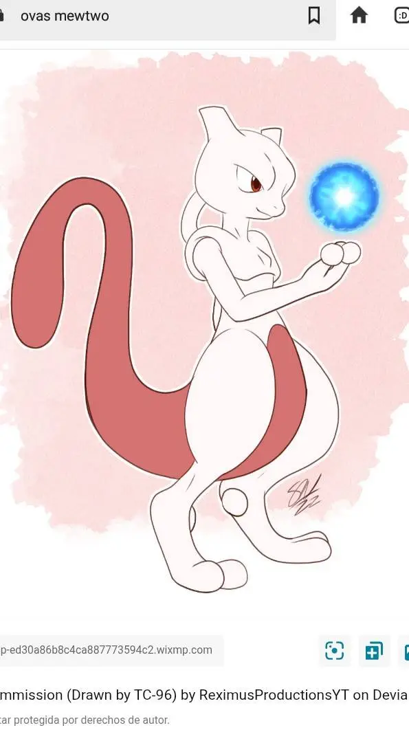 ai character: mew y mewtwo ovas💫 background