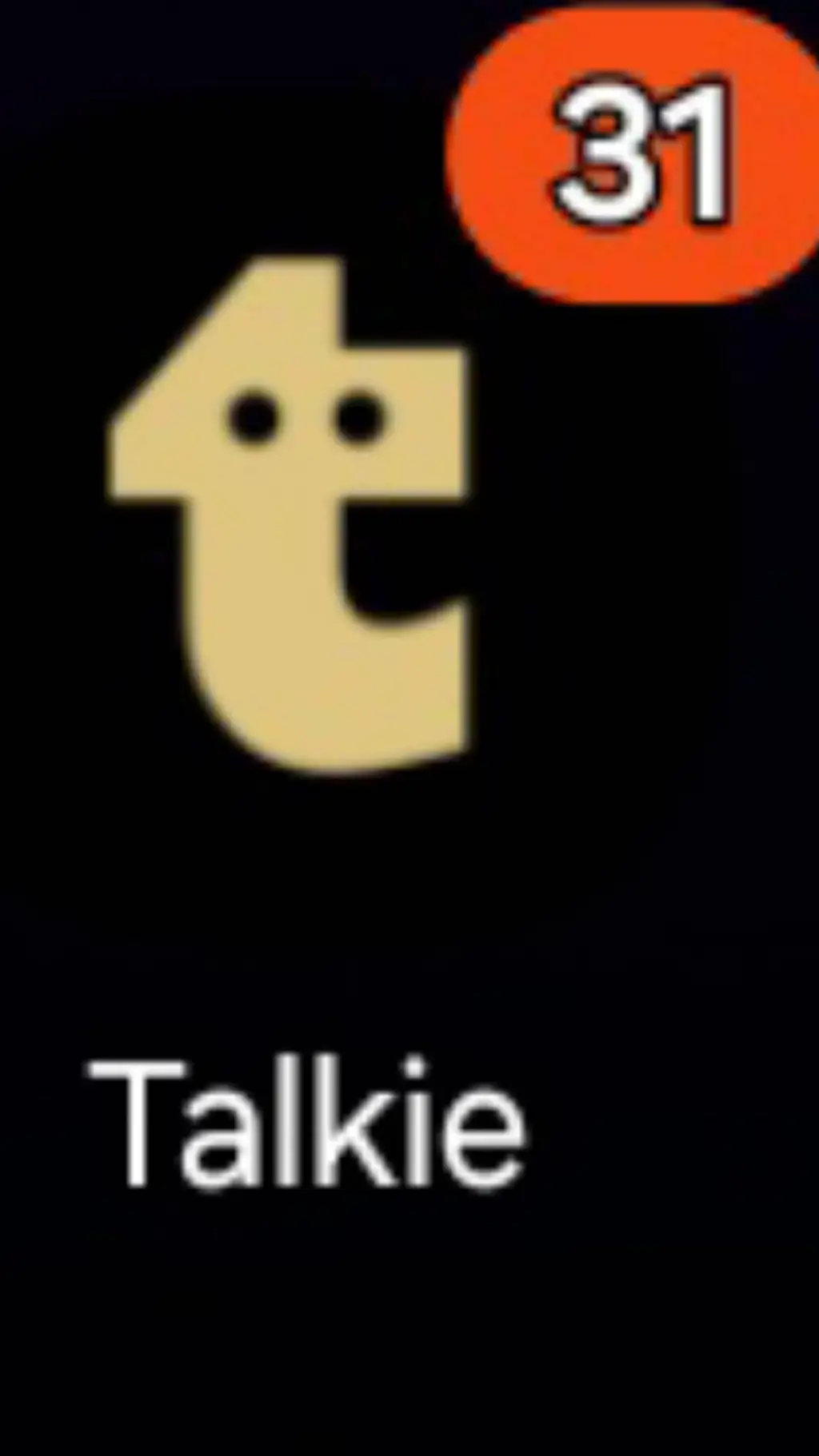 ai character: Talkie. background