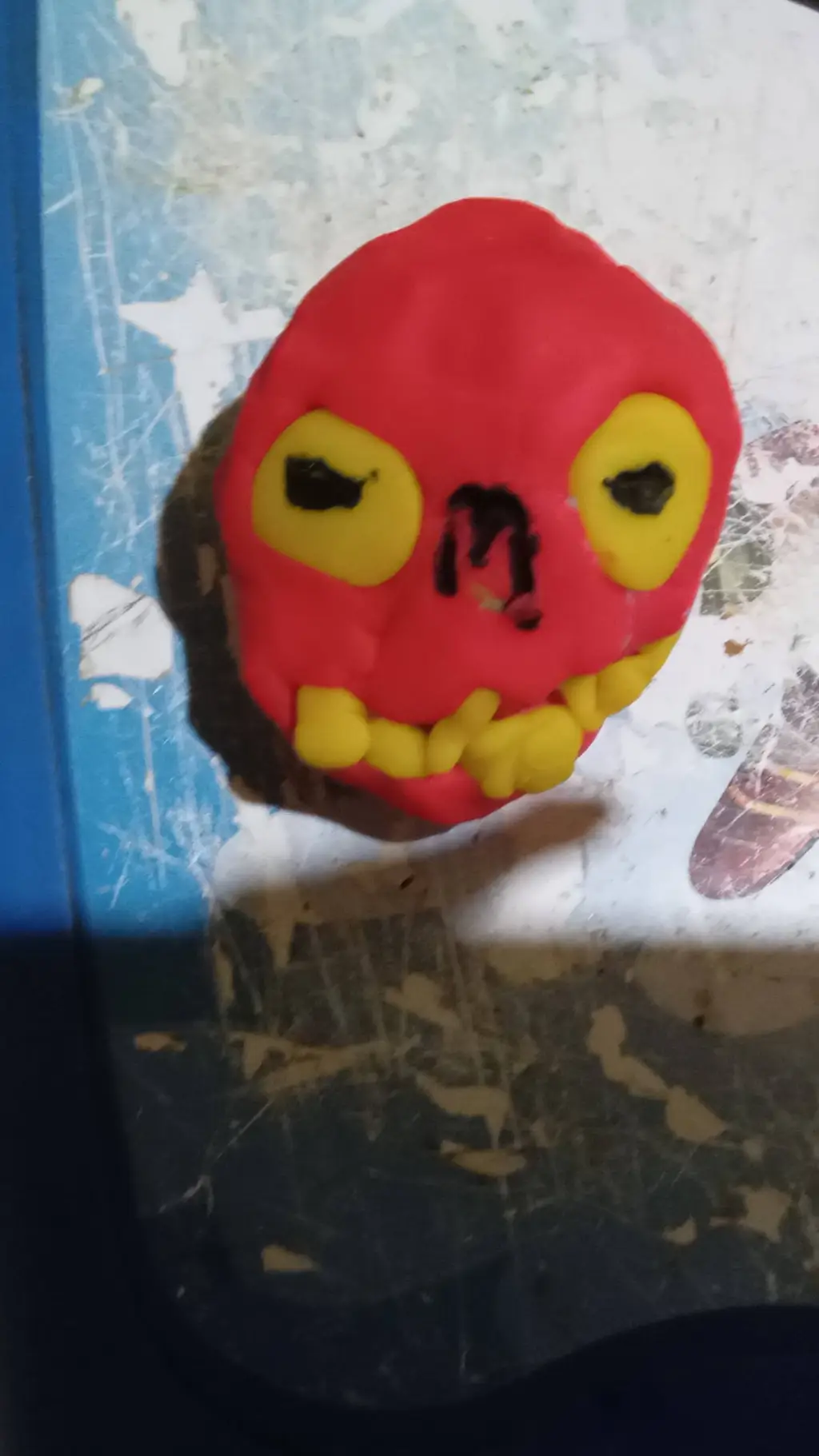 ai character: Caveira Massinha. background