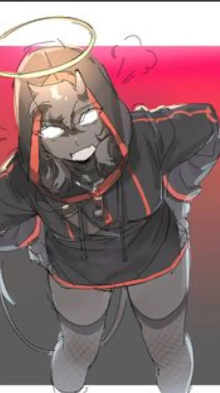 ai character: badboyhalo woman  background