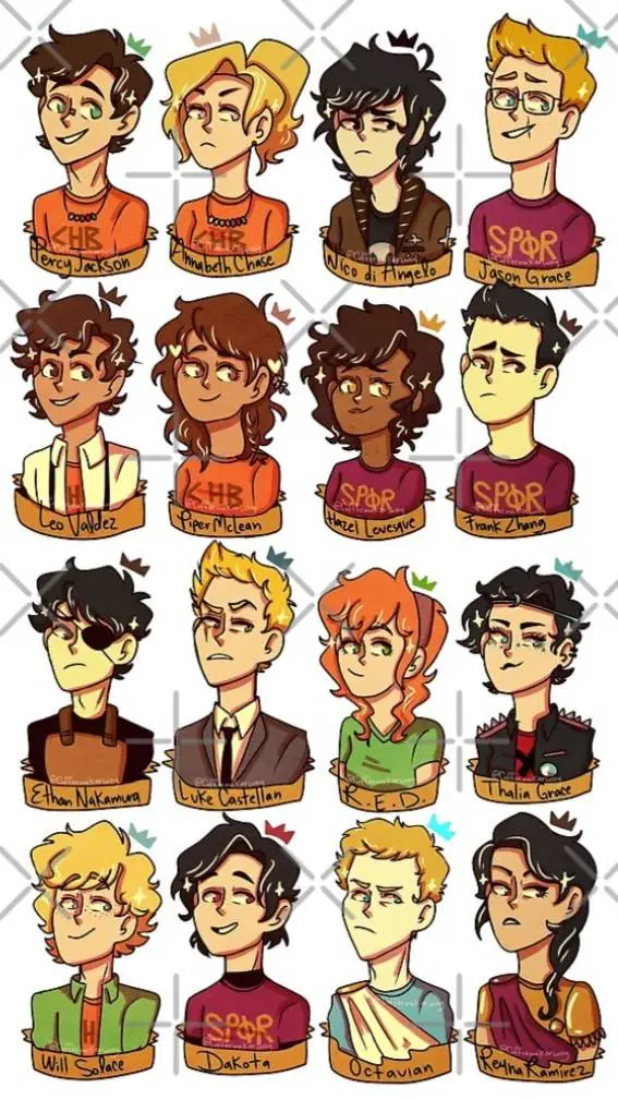 ai character: ★You start PJO<3 background