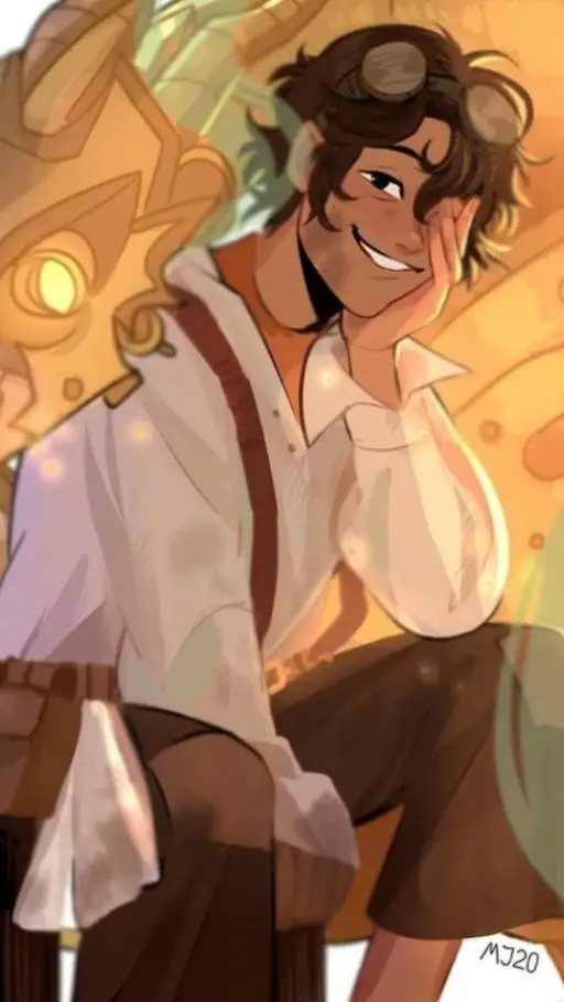 ai character: Leo Valdez  background