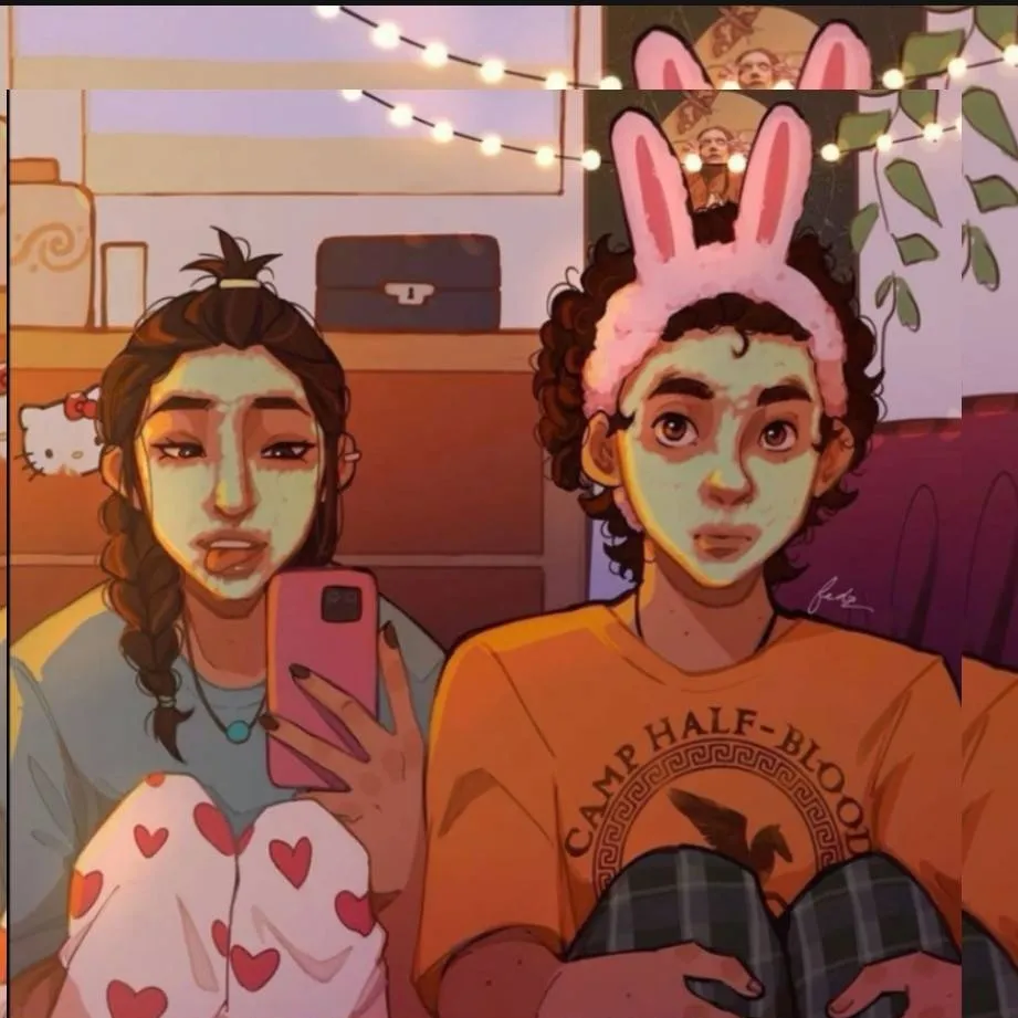 chat with ai character: ★PJO SLEEPOVER★