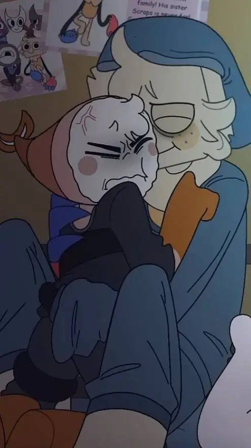 ai character: angryhug XD background