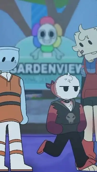 ai character: dandys world background