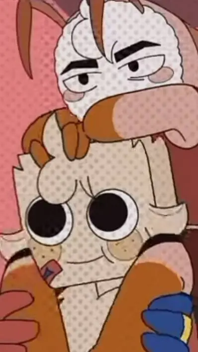 ai character: goob x shrimpo background