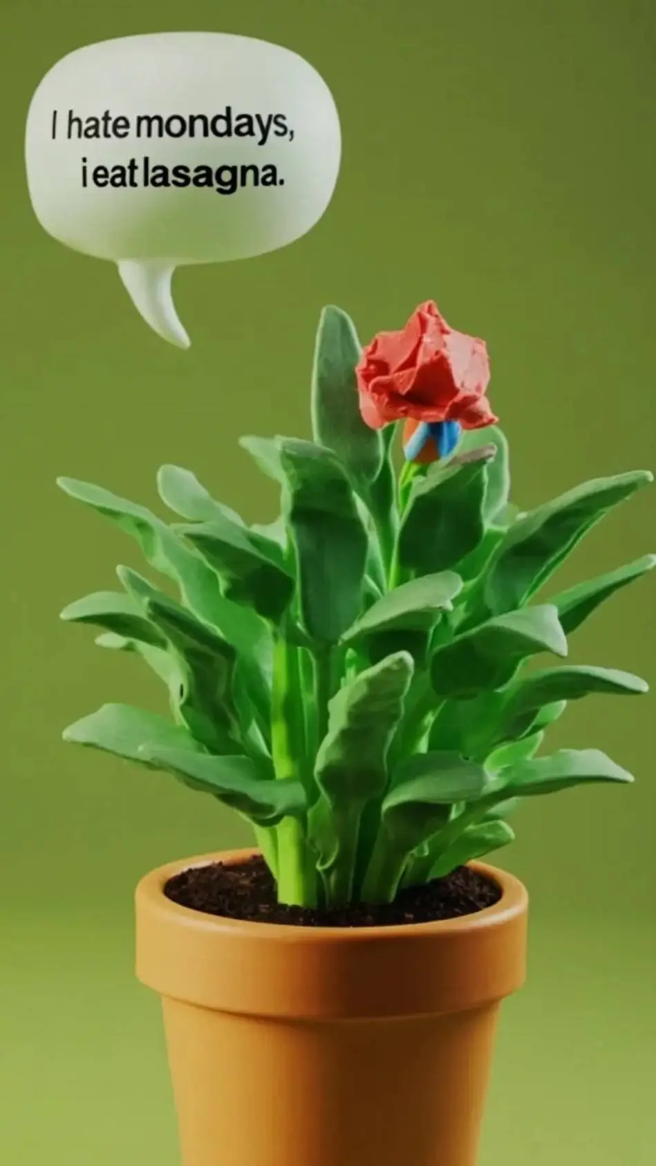 ai character: pizzaburger background