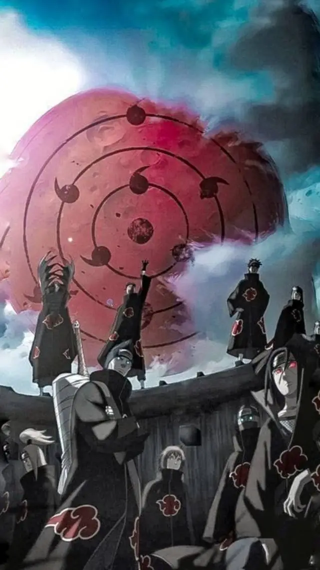 ai character: ☁️Akatsuki party☁️ background