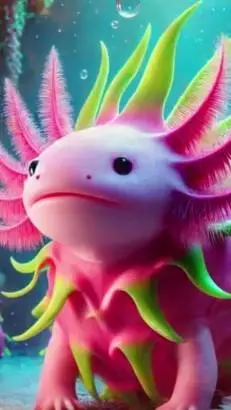 ai character: Dragonfruti Axulut background