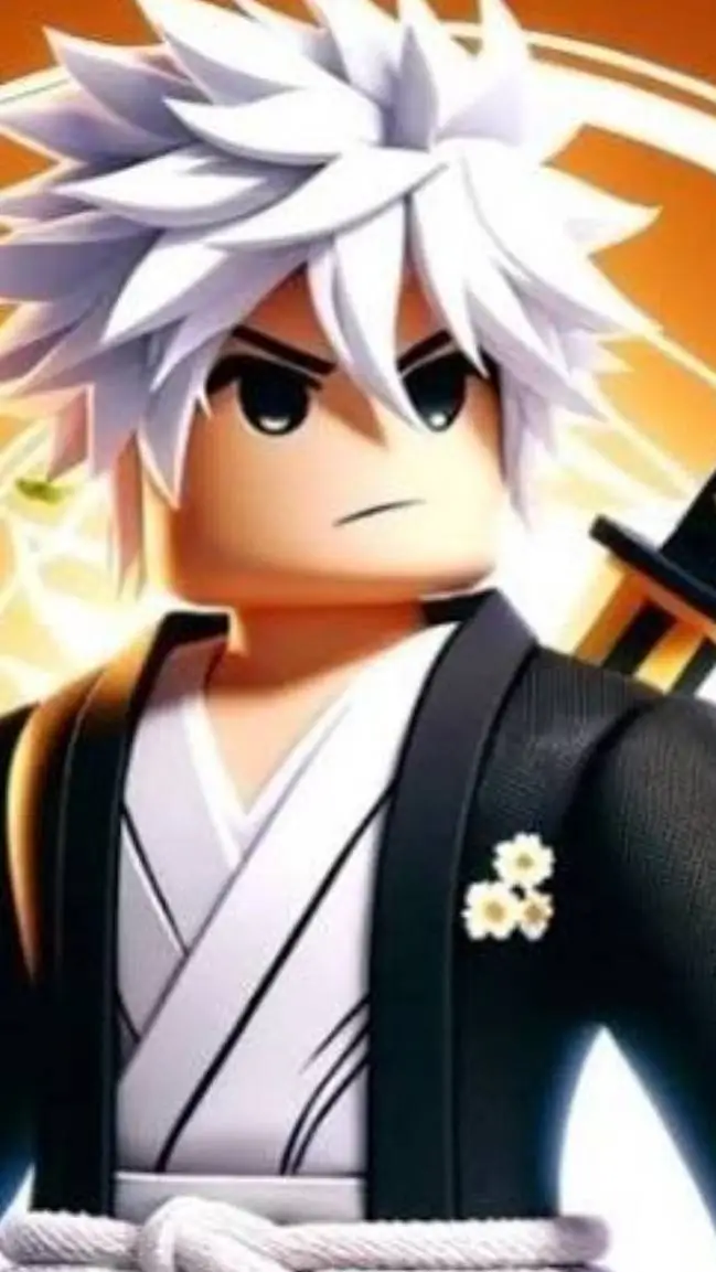 ai character: silver  background