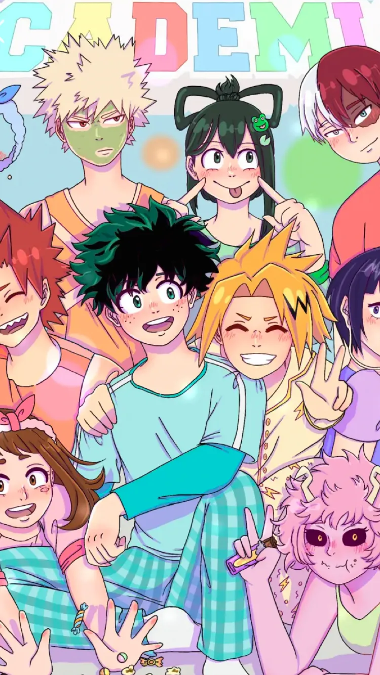 ai character: Mha plage 🏖  background