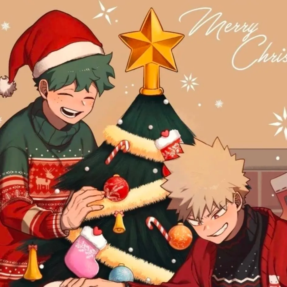 chat with ai character: mha christmas.