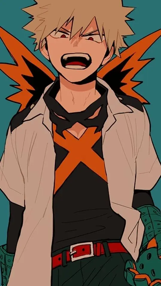 ai character: Bakugo birthday  background