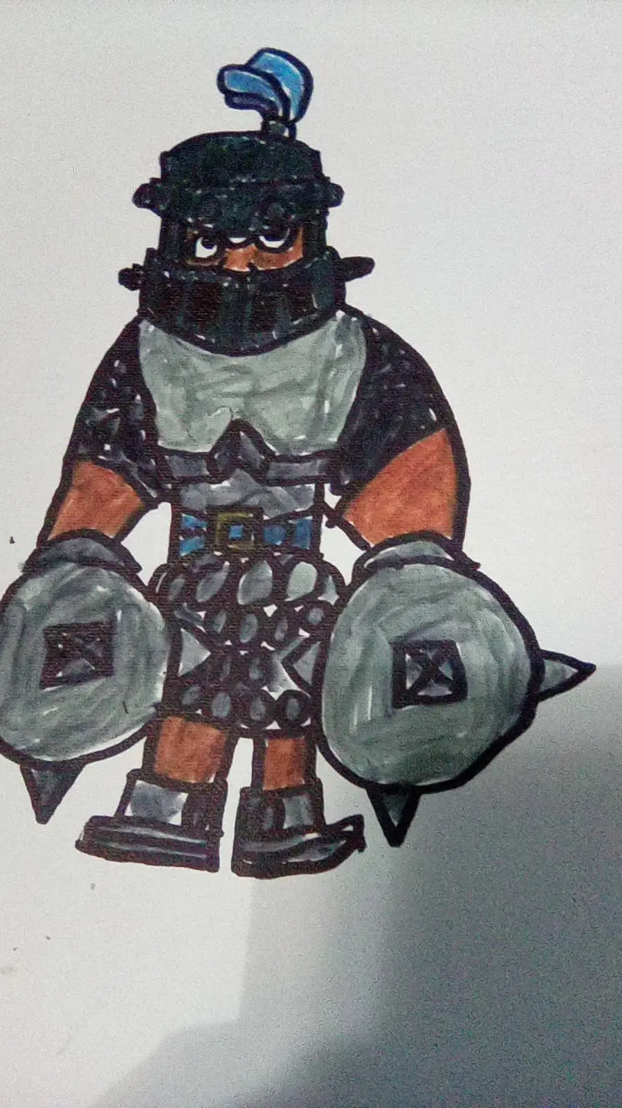 ai character: mega knight gay background