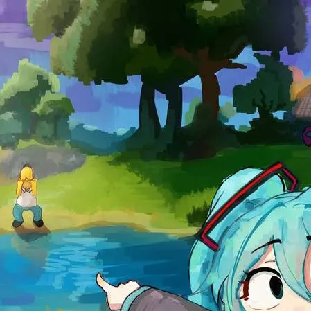 chat with ai character: Miku & homer