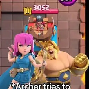 chat with ai character: giant and 4archers