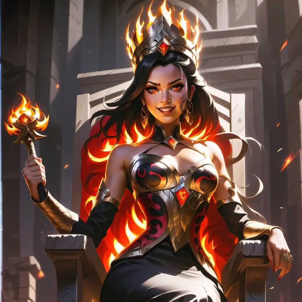 chat with ai character: Diosa de Fuego