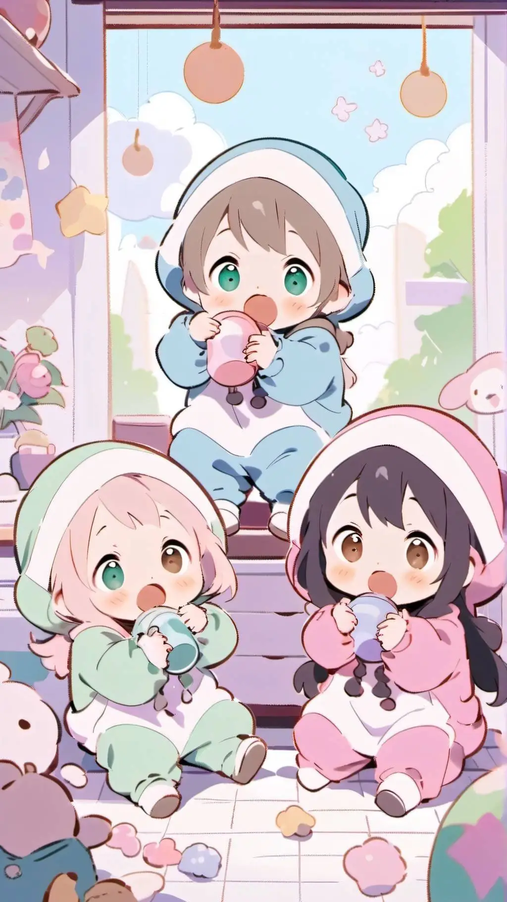 ai character: Siblings background