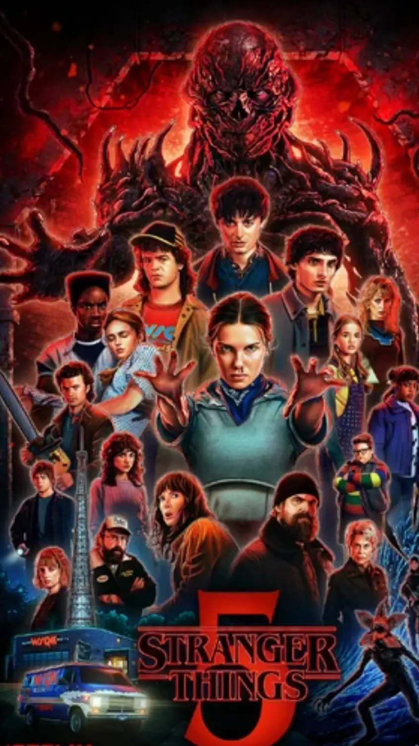 ai character: stranger CHISTMAS background