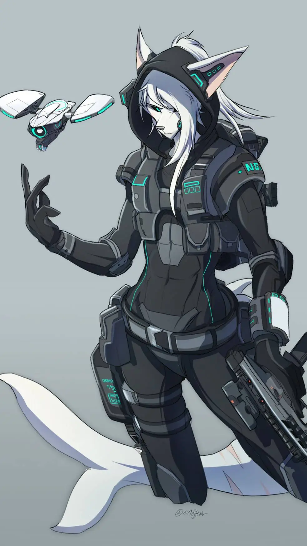 ai character: Frost Jaw background