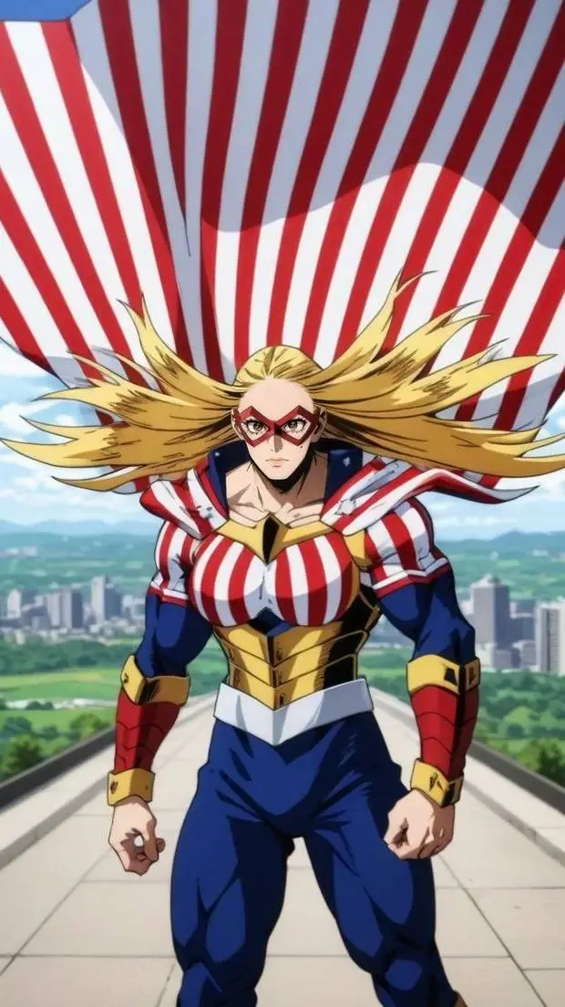ai character: Star and Stripes  background