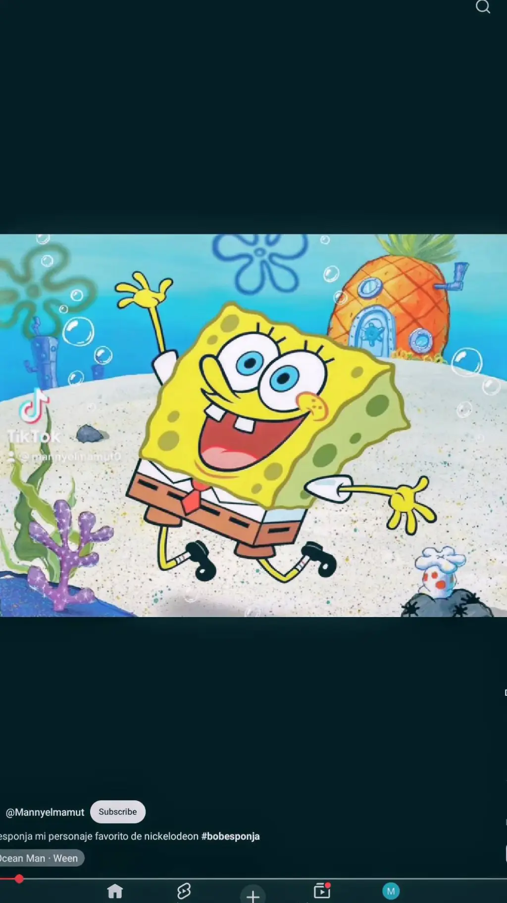 ai character: SpongeBob hate you background