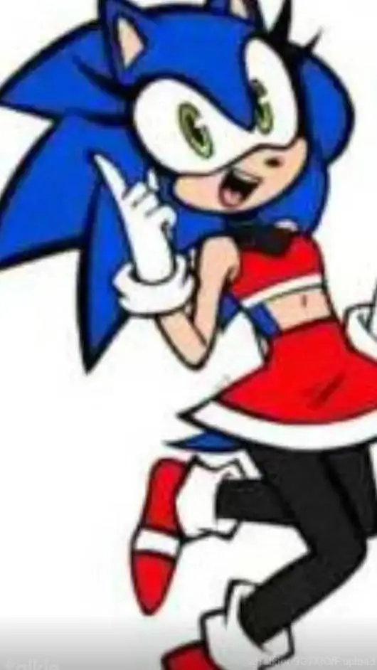 ai character: Sonic (female) background