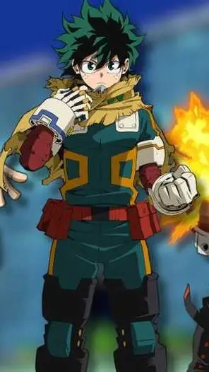 ai character: deku sick  background