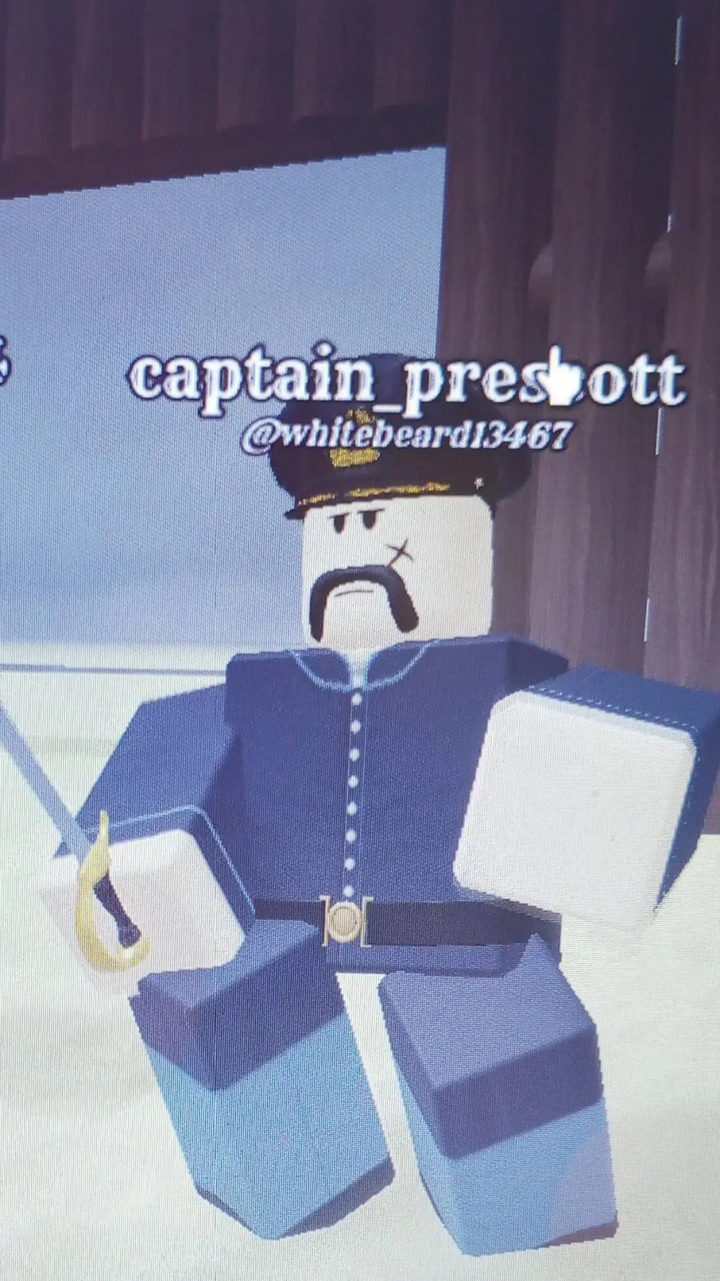 ai character: human captain background