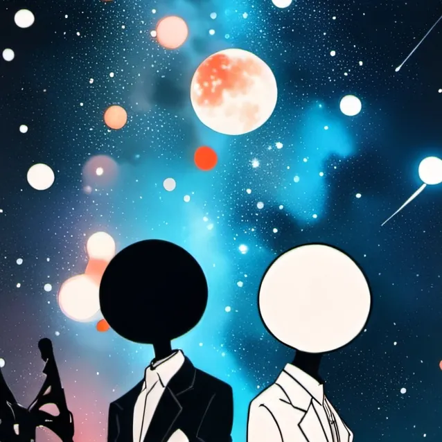 chat with ai character: Black X White