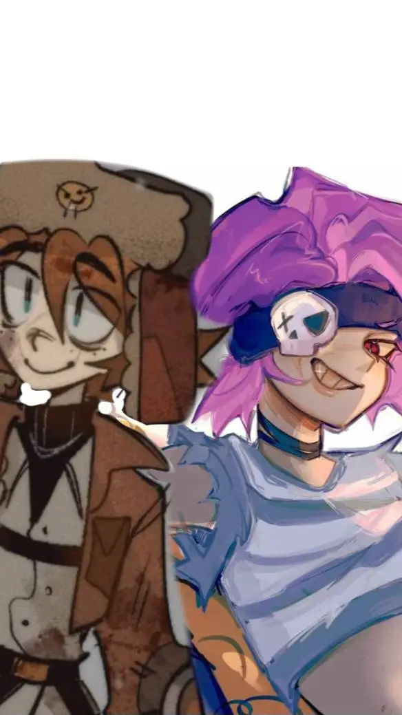 ai character: penny y larry background
