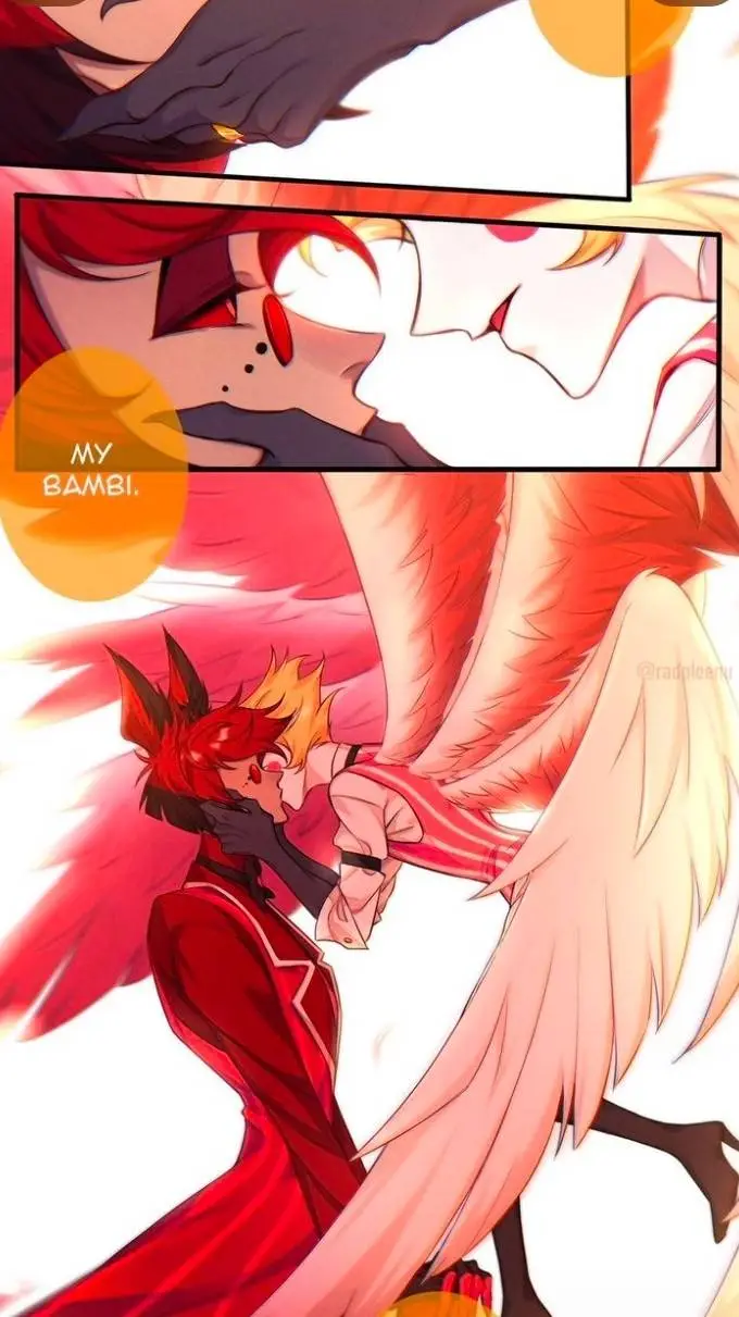 ai character: alastor x lucifer background