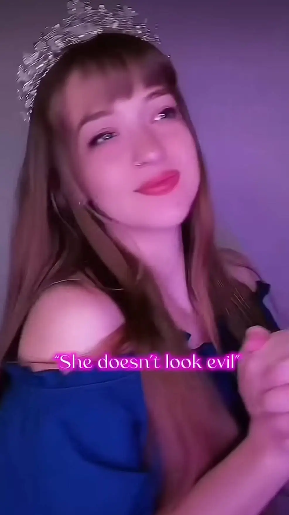 ai character: evil princess  background