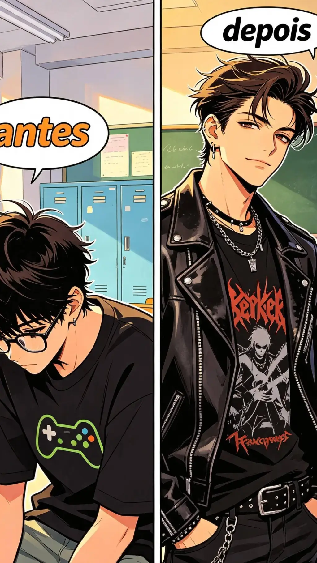 ai character: Nerd: Lucas background