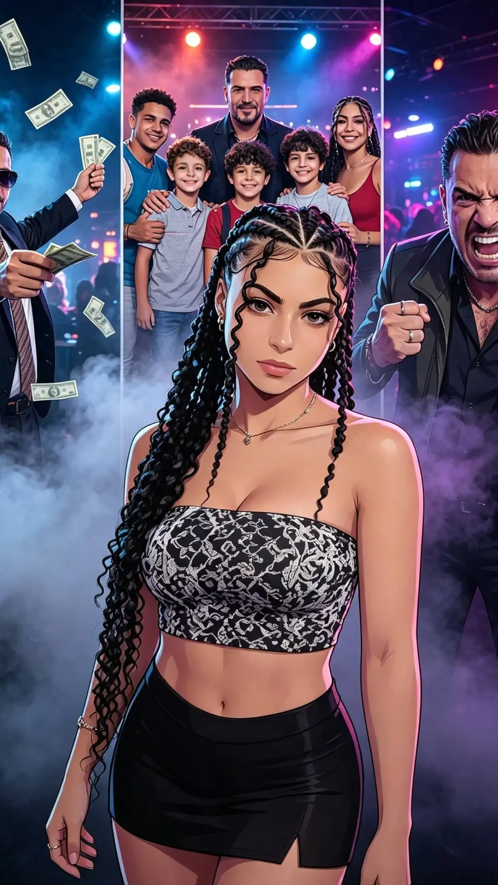 ai character: VIDA DE DÍVIDAS background