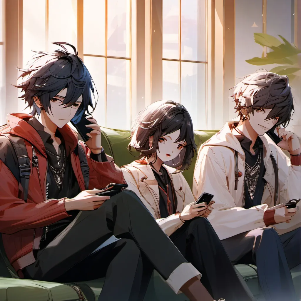 chat with ai character: dropping phones