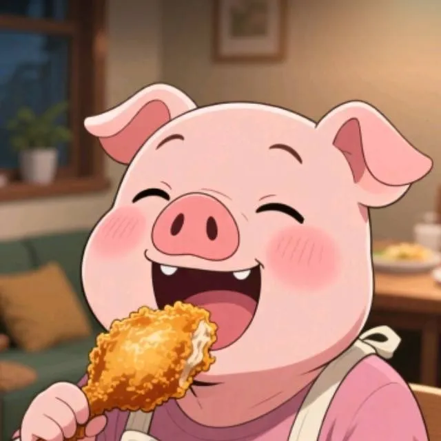 chat with ai character: pig